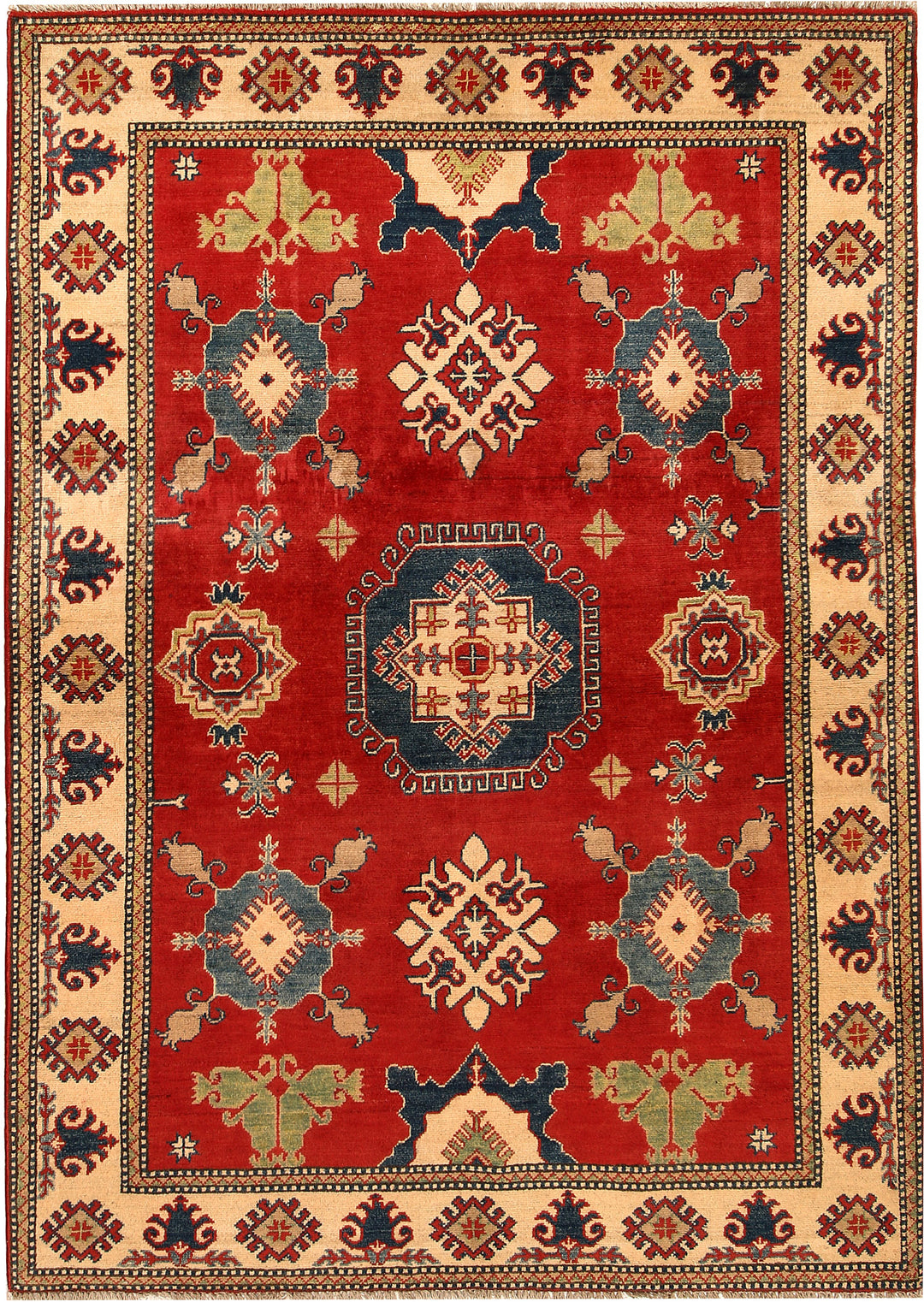 Firebrick Kazak 4' 11 x 6' 11 - No. 68280 - ALRUG Rug Store