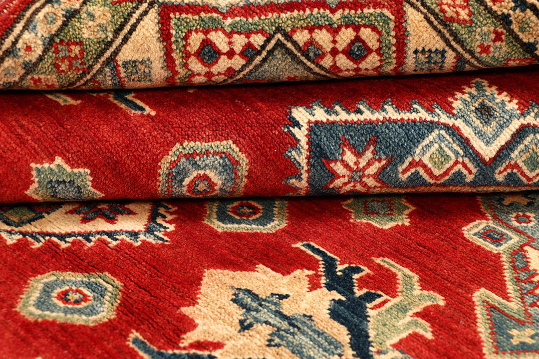 Firebrick Kazak 4' 9 x 6' 9 - No. 68283 - ALRUG Rug Store