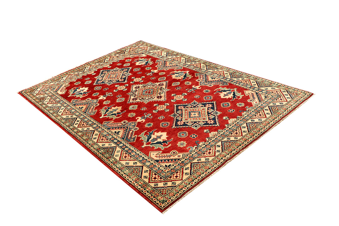 Firebrick Kazak 4' 9 x 6' 9 - No. 68283 - ALRUG Rug Store
