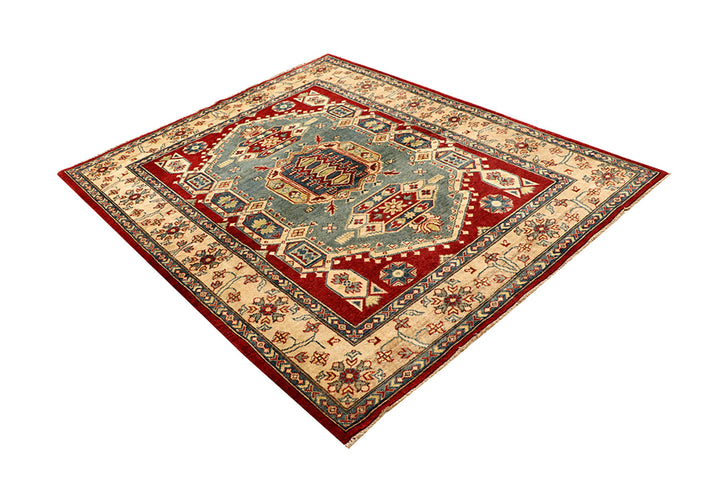 Multi Colored Kazak 4' 11 x 6' 4 - No. 68284 - ALRUG Rug Store