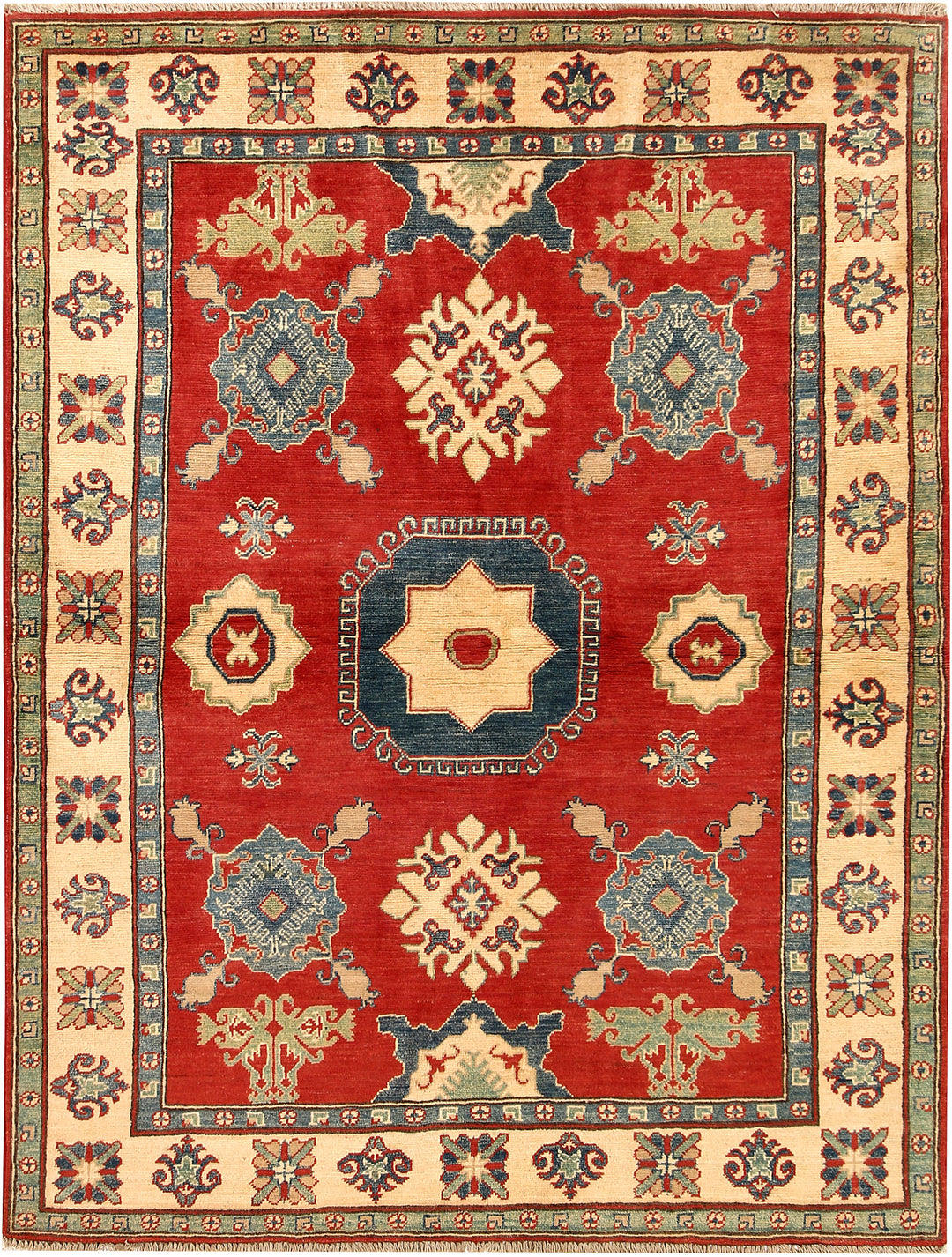 Firebrick Kazak 4' 11 x 6' 6 - No. 68288 - ALRUG Rug Store