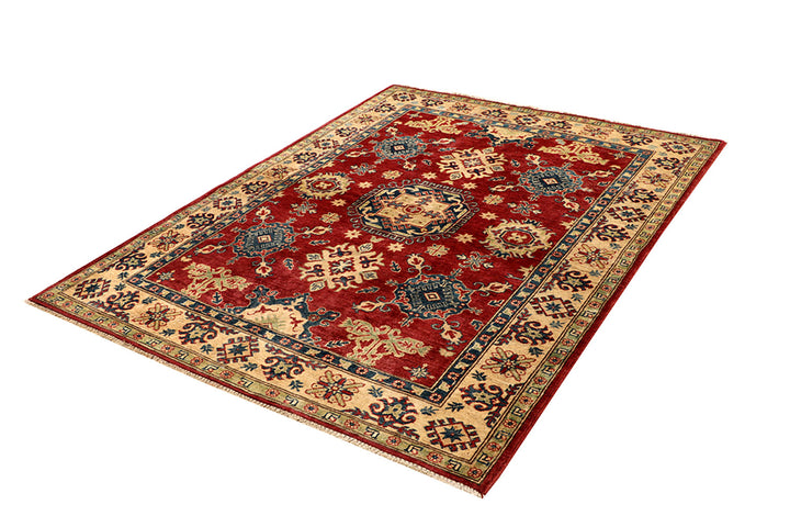Firebrick Kazak 5' 1 x 6' 7 - No. 68289 - ALRUG Rug Store
