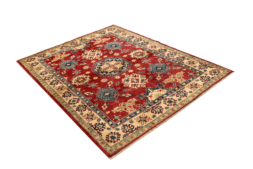 Firebrick Kazak 5' 1 x 6' 7 - No. 68289 - ALRUG Rug Store