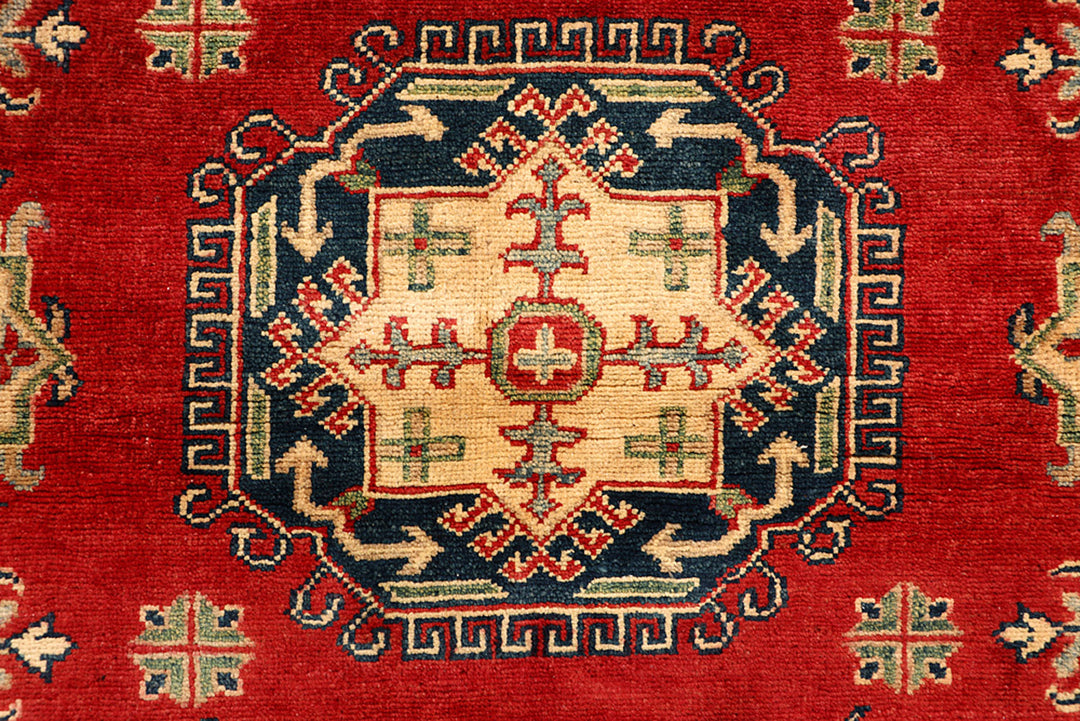 Firebrick Kazak 4' 10 x 6' 5 - No. 68291 - ALRUG Rug Store