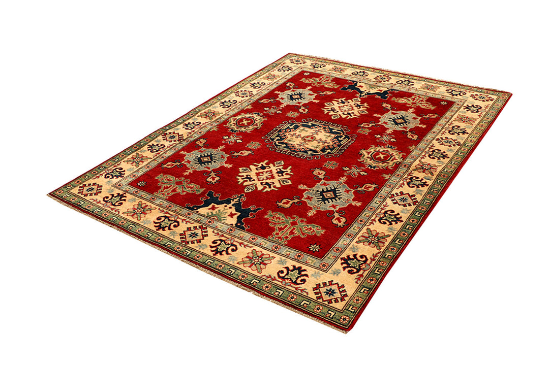 Firebrick Kazak 4' 10 x 6' 5 - No. 68291 - ALRUG Rug Store