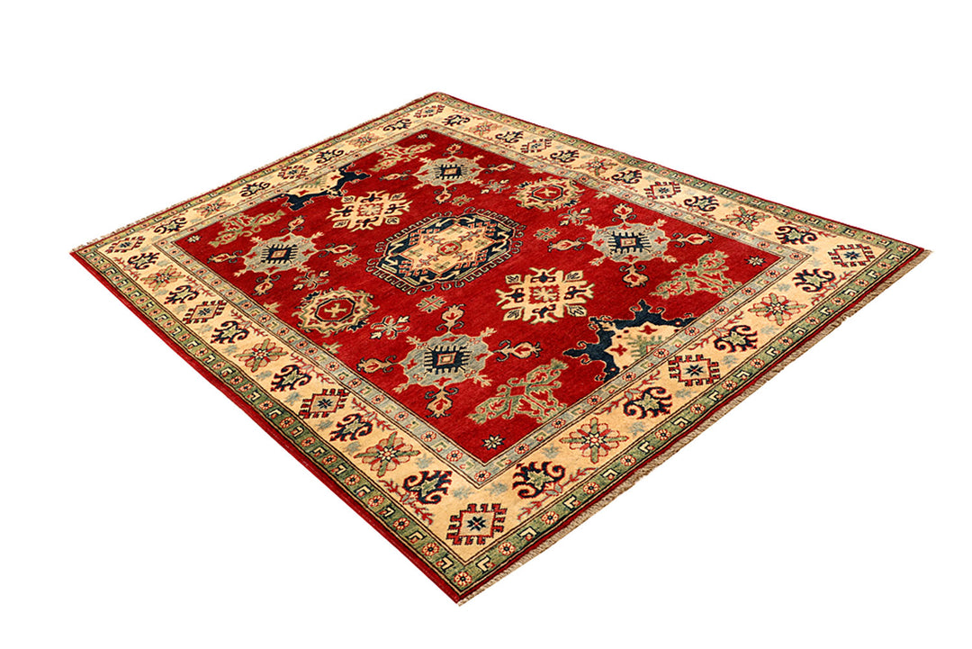 Firebrick Kazak 4' 10 x 6' 5 - No. 68291 - ALRUG Rug Store