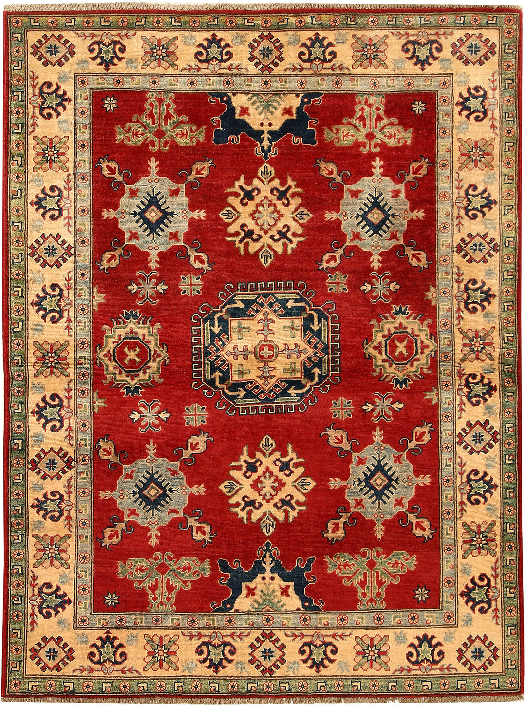 Firebrick Kazak 4' 10 x 6' 5 - No. 68291 - ALRUG Rug Store