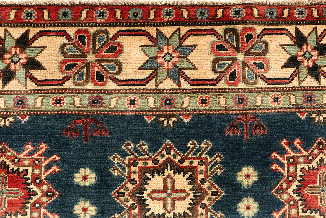 Steel Blue Kazak 5' 2 x 6' 10 - No. 68293 - ALRUG Rug Store