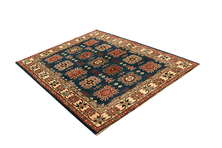Steel Blue Kazak 5' 2 x 6' 10 - No. 68293 - ALRUG Rug Store