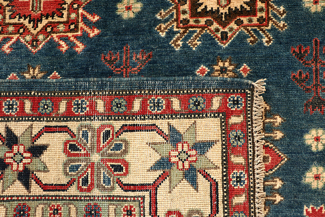 Steel Blue Kazak 5' 2 x 6' 10 - No. 68293 - ALRUG Rug Store