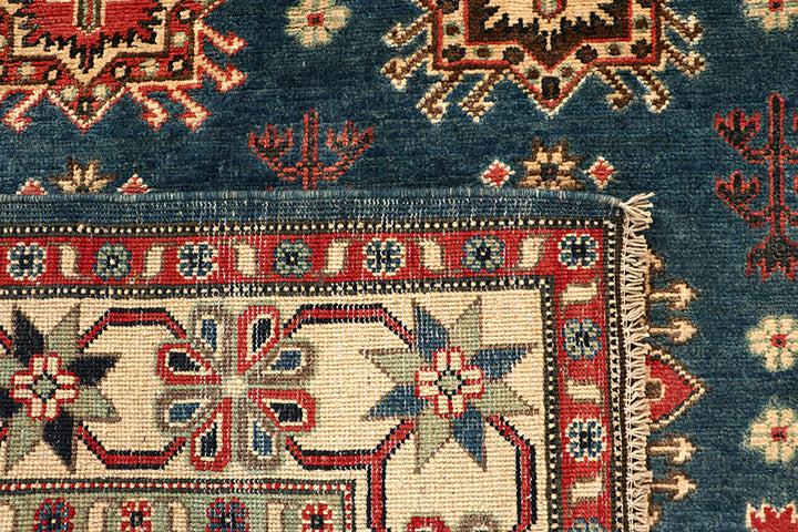 Steel Blue Kazak 5' 2 x 6' 10 - No. 68293 - ALRUG Rug Store