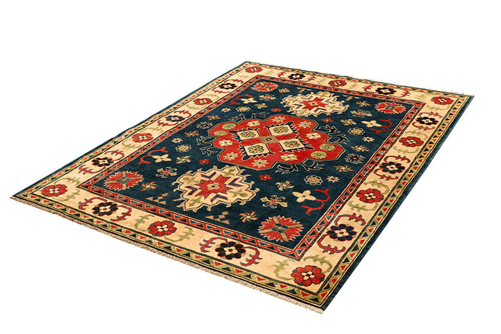 Midnight Blue Kazak 5' 1 x 6' 8 - No. 68295 - ALRUG Rug Store