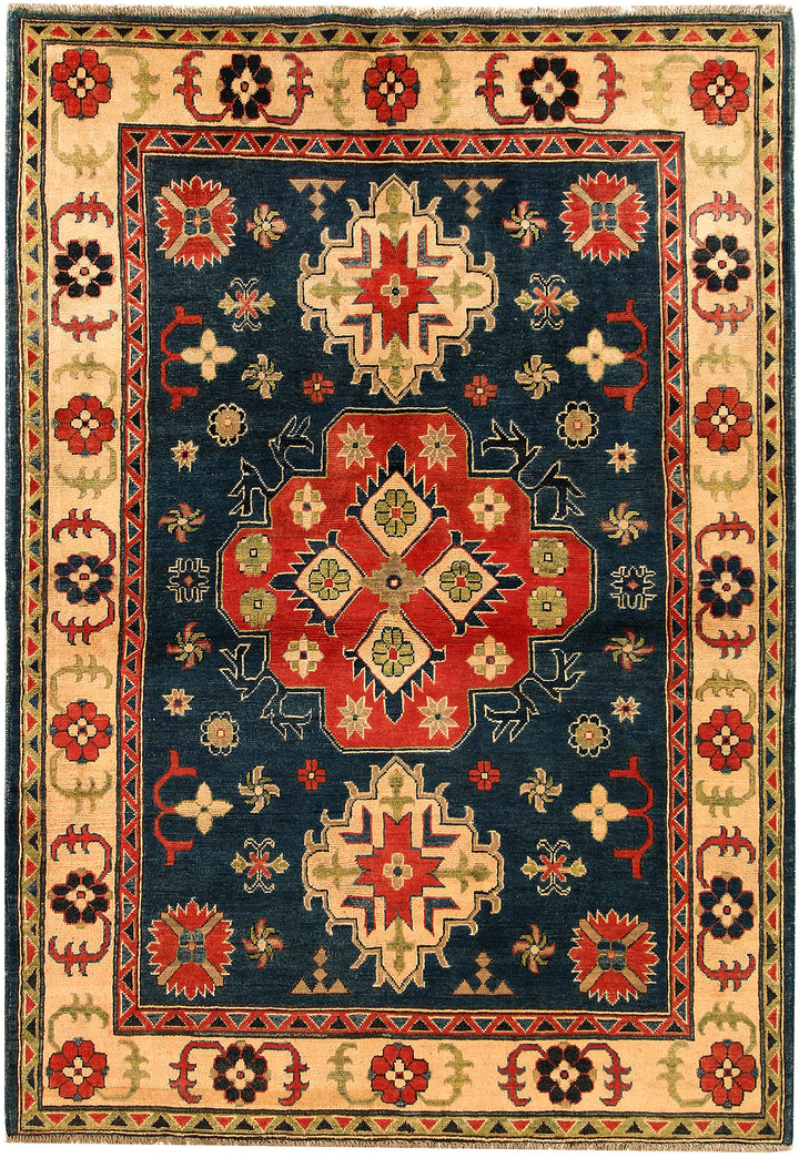 Midnight Blue Kazak 5' 1 x 6' 8 - No. 68295 - ALRUG Rug Store