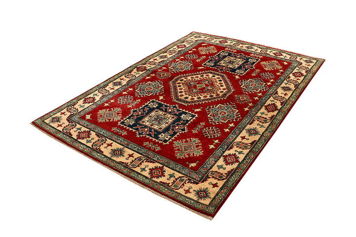 Firebrick Kazak 4' 11 x 7' 3 - No. 68296 - ALRUG Rug Store
