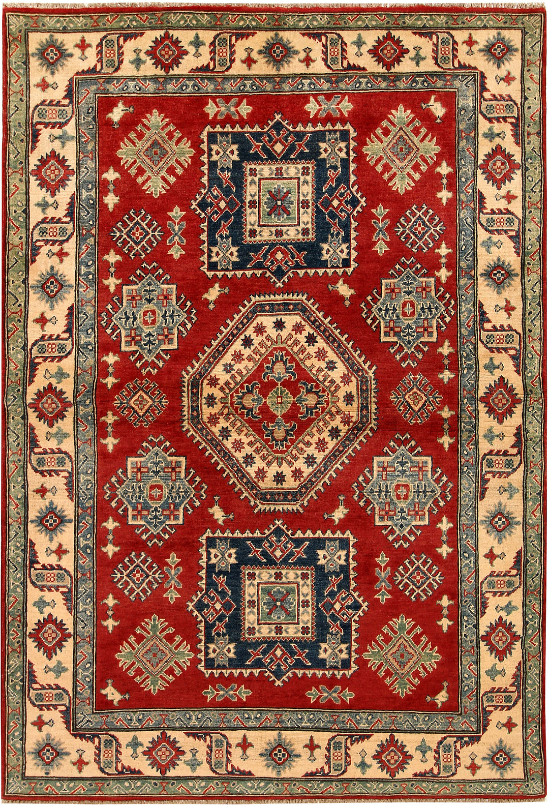 Firebrick Kazak 4' 11 x 7' 3 - No. 68296 - ALRUG Rug Store