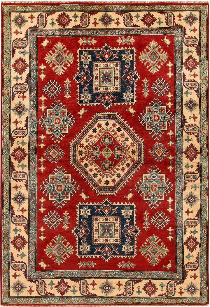 Firebrick Kazak 4' 11 x 7' 3 - No. 68296 - ALRUG Rug Store