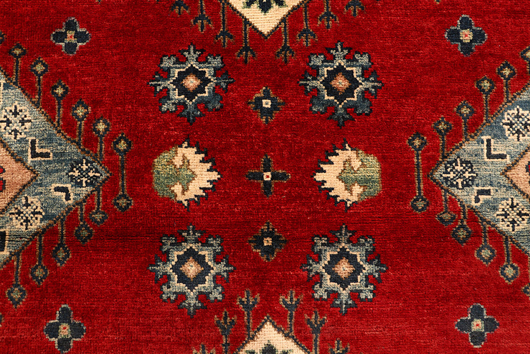 Firebrick Kazak 5' 1 x 6' 5 - No. 68297 - ALRUG Rug Store
