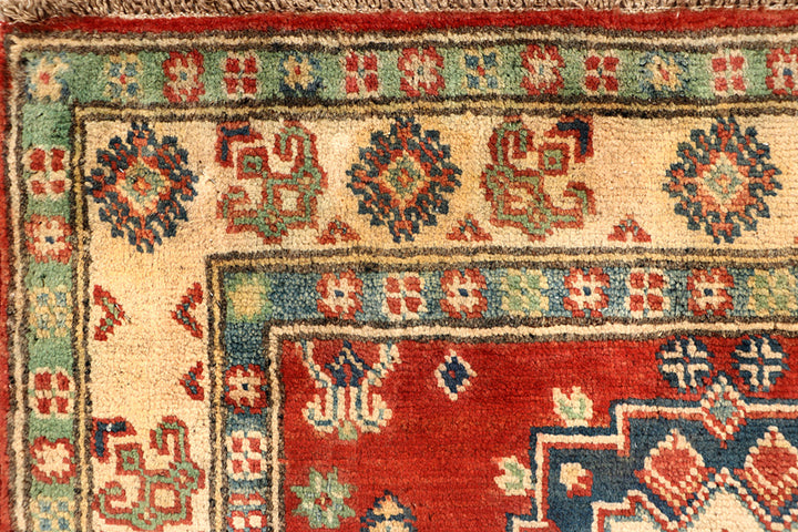 Tomato Kazak 2' 7 x 8' 9 - No. 68304 - ALRUG Rug Store