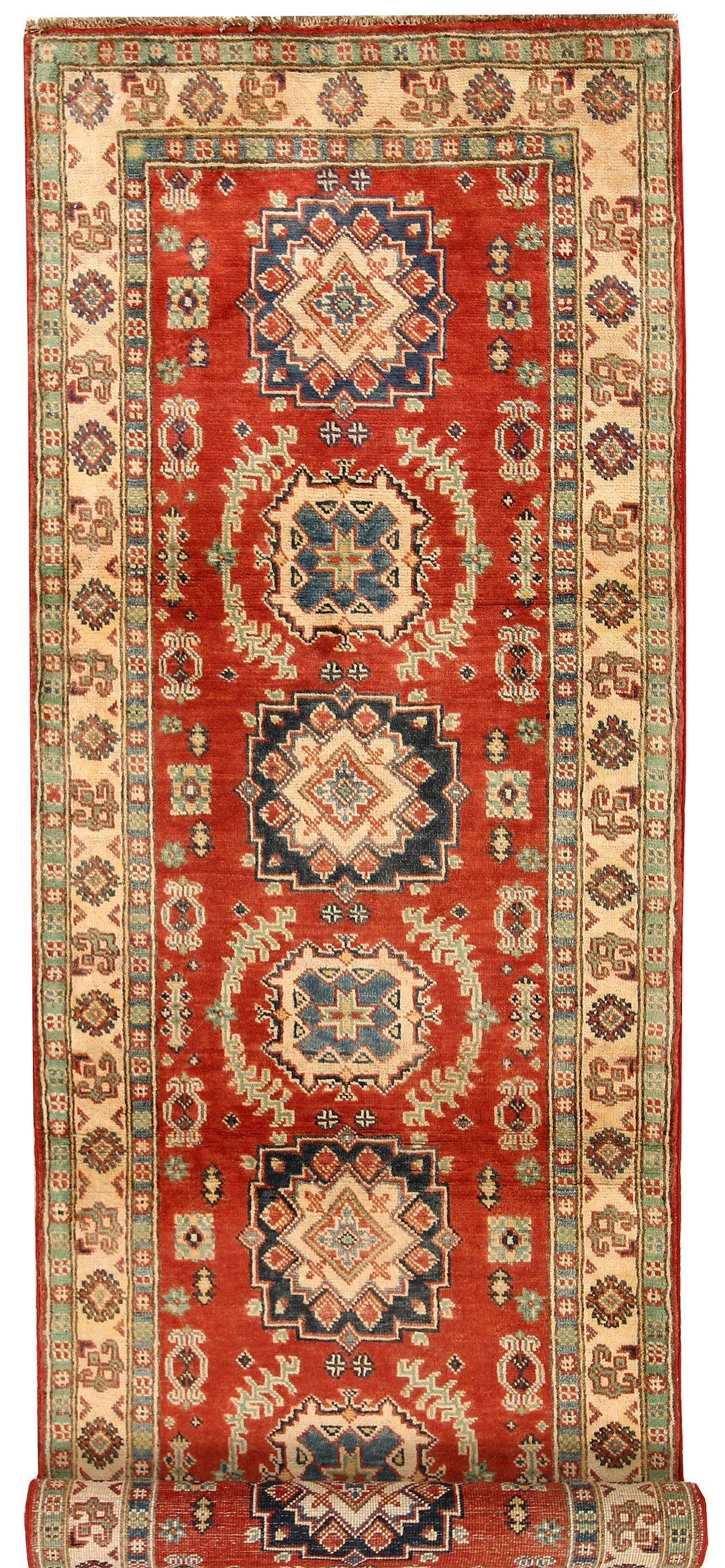 Tomato Kazak 2' 7 x 8' 9 - No. 68304 - ALRUG Rug Store