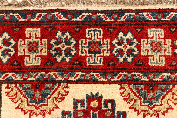 Blanched Almond Kazak 2' 10 x 9' 9 - No. 68311 - ALRUG Rug Store