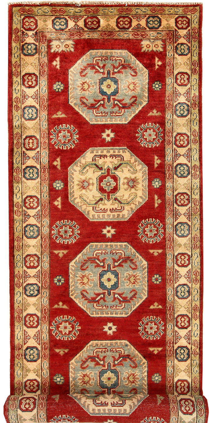 Firebrick Kazak 2' 9 x 9' 9 - No. 68312 - ALRUG Rug Store