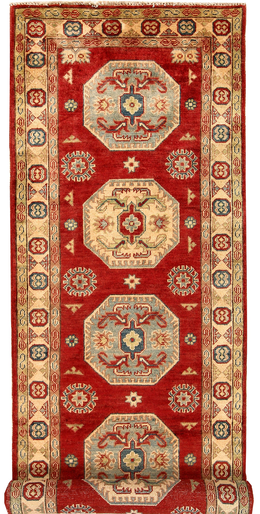 Firebrick Kazak 2' 9 x 9' 9 - No. 68312 - ALRUG Rug Store