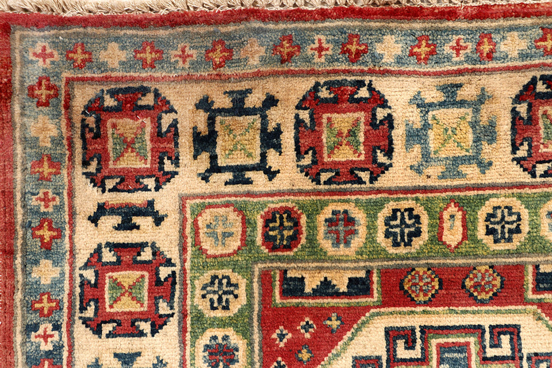 Firebrick Kazak 2' 8 x 9' 5 - No. 68314 - ALRUG Rug Store