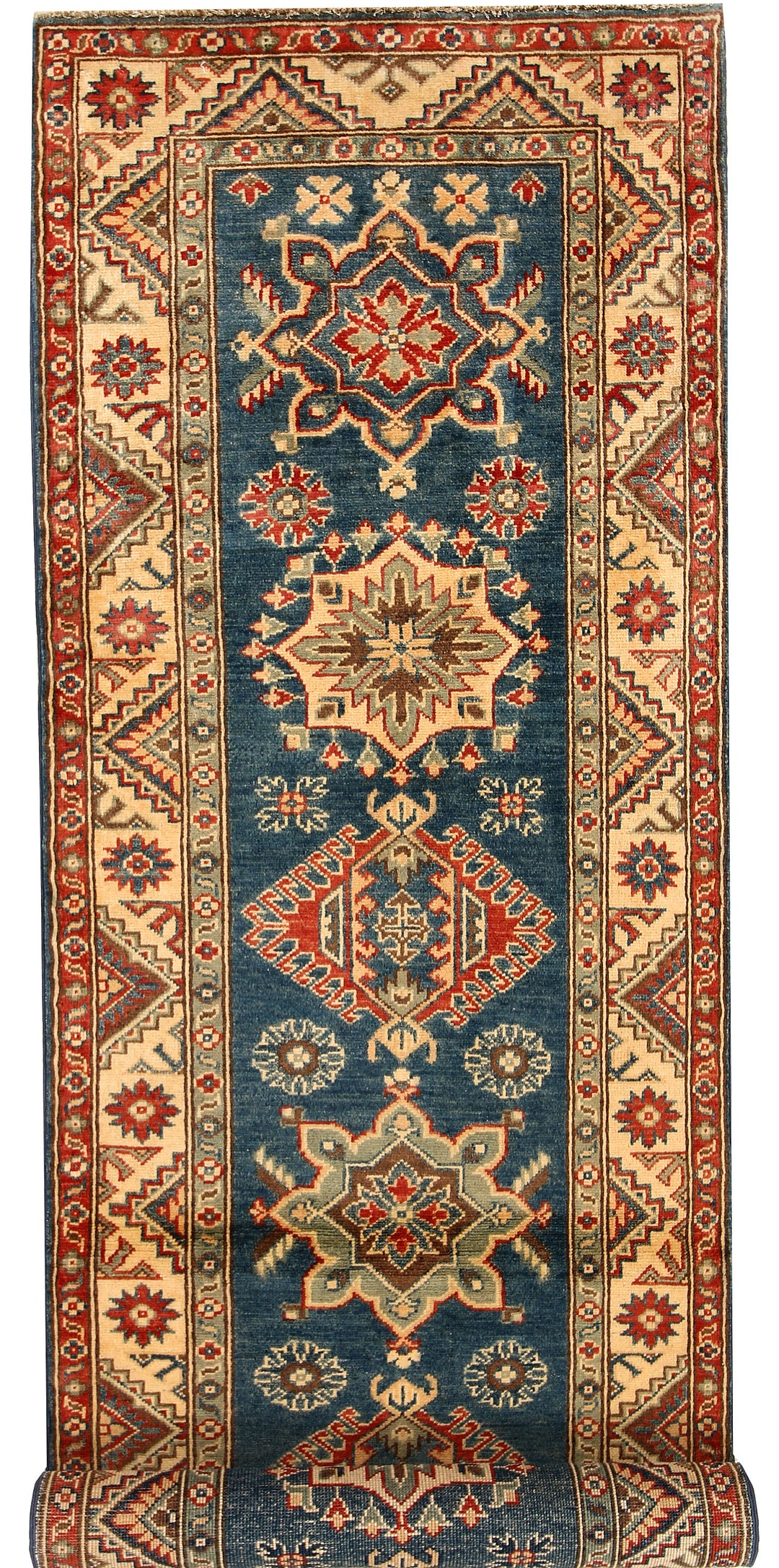 Steel Blue Kazak 2' 8 x 9' 5 - No. 68315 - ALRUG Rug Store