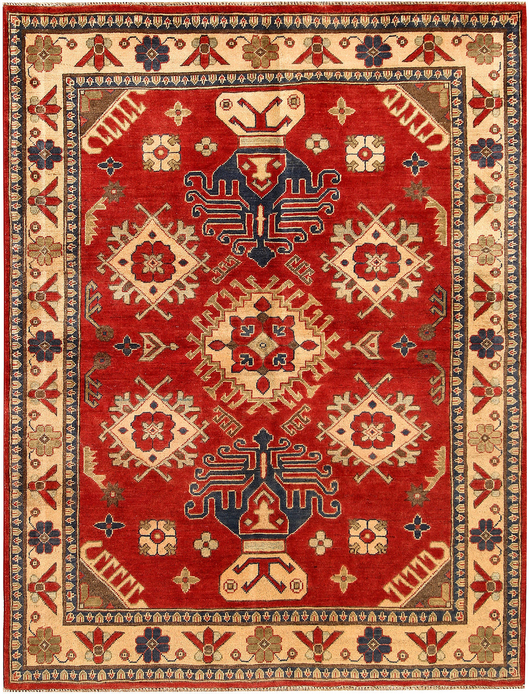 Firebrick Kazak 4' 11 x 6' 7 - No. 68316 - ALRUG Rug Store
