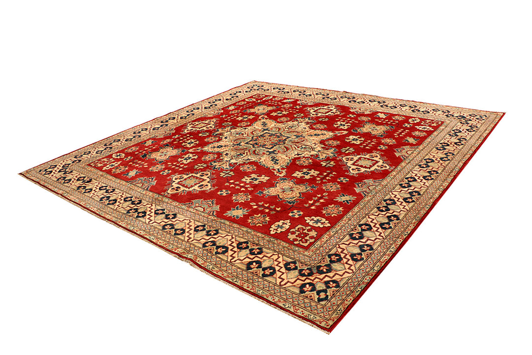 Firebrick Kazak 9' 10 x 9' 9 - No. 68319 - ALRUG Rug Store