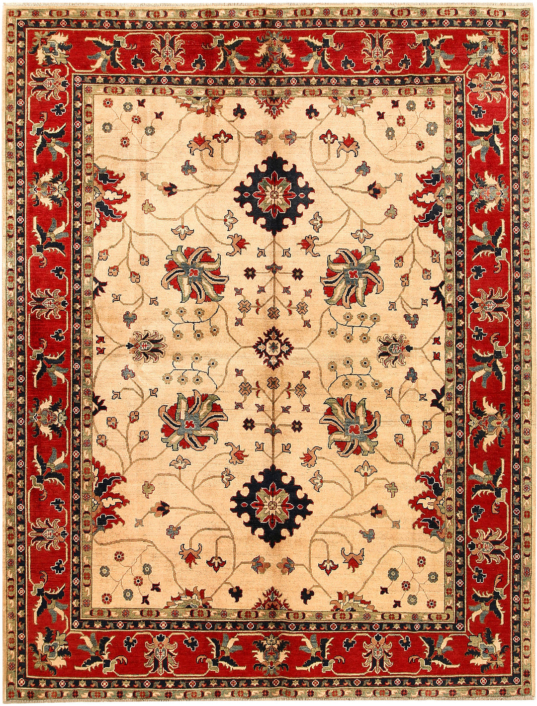 Bisque Kazak 7' 10 x 9' 9 - No. 68320 - ALRUG Rug Store