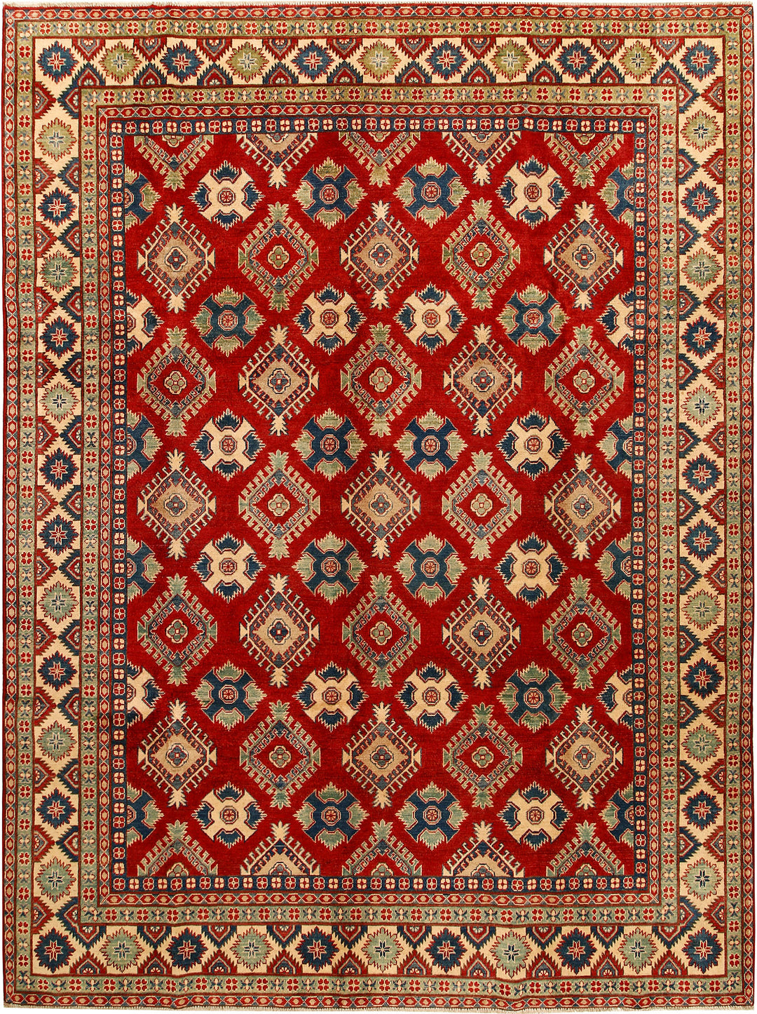 Firebrick Kazak 8' 10 x 11' 10 - No. 68325 - ALRUG Rug Store