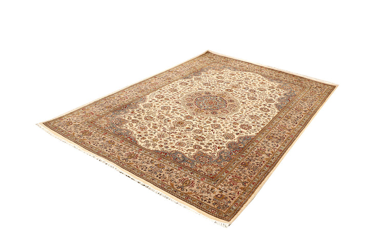 Blanched Almond Isfahan 5' 7 x 8' 3 - No. 68329 - ALRUG Rug Store