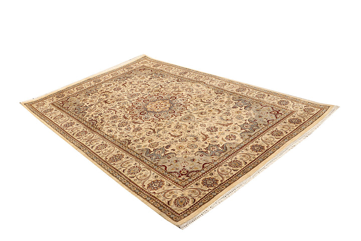 Blanched Almond Isfahan 5' 6 x 8' 3 - No. 68331 - ALRUG Rug Store
