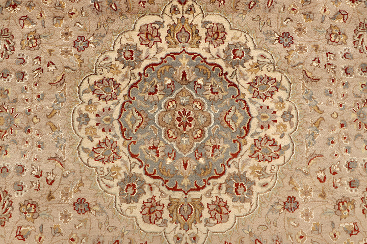 Tan Isfahan 5'  7" x 8'  2" - No. QA22468