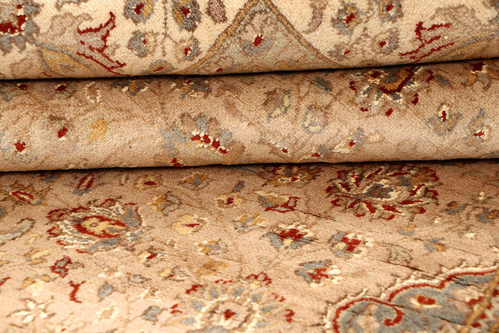Tan Isfahan 5'  7" x 8'  2" - No. QA22468