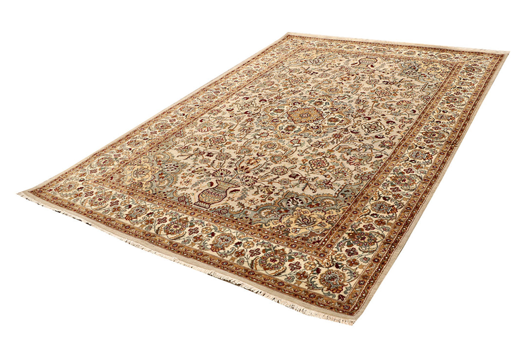 Antique White Isfahan 6' x 9' 2 - No. 68333 - ALRUG Rug Store