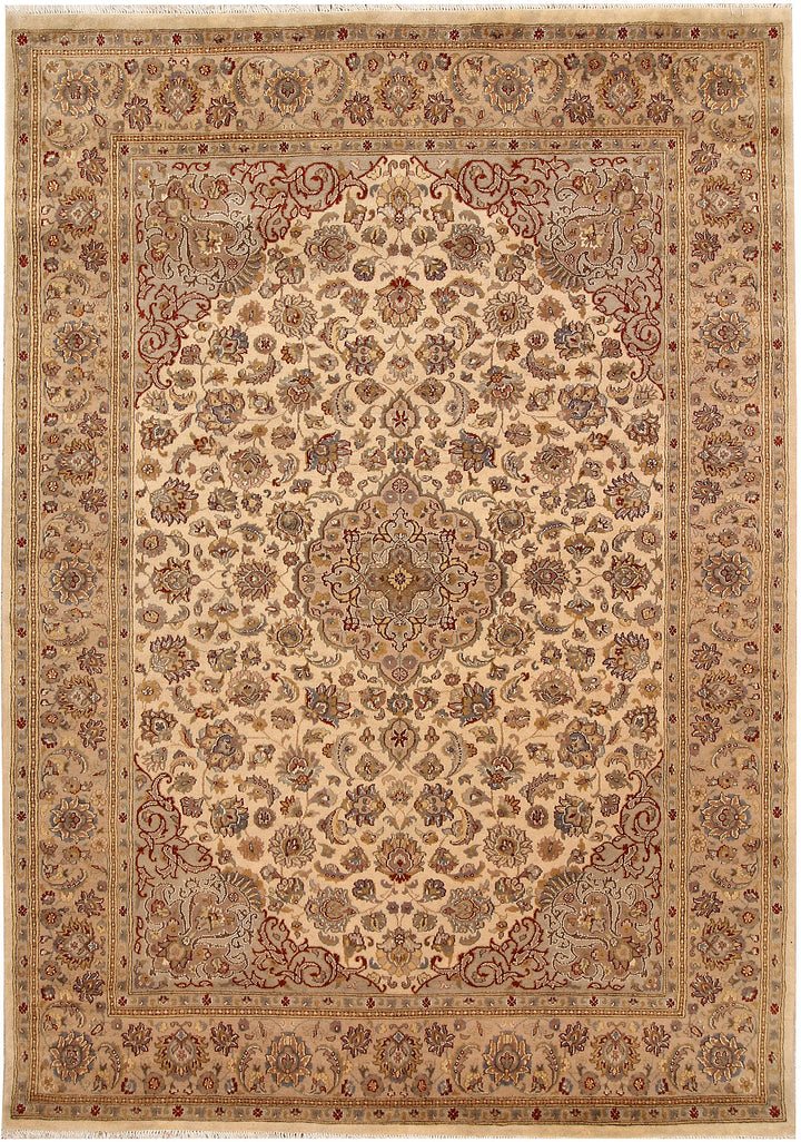Blanched Almond Isfahan 5' 8 x 7' 10 - No. 68337 - ALRUG Rug Store