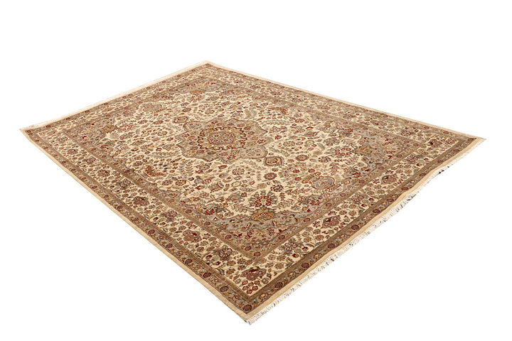 Blanched Almond Isfahan 5' 6 x 8' 3 - No. 68338 - ALRUG Rug Store