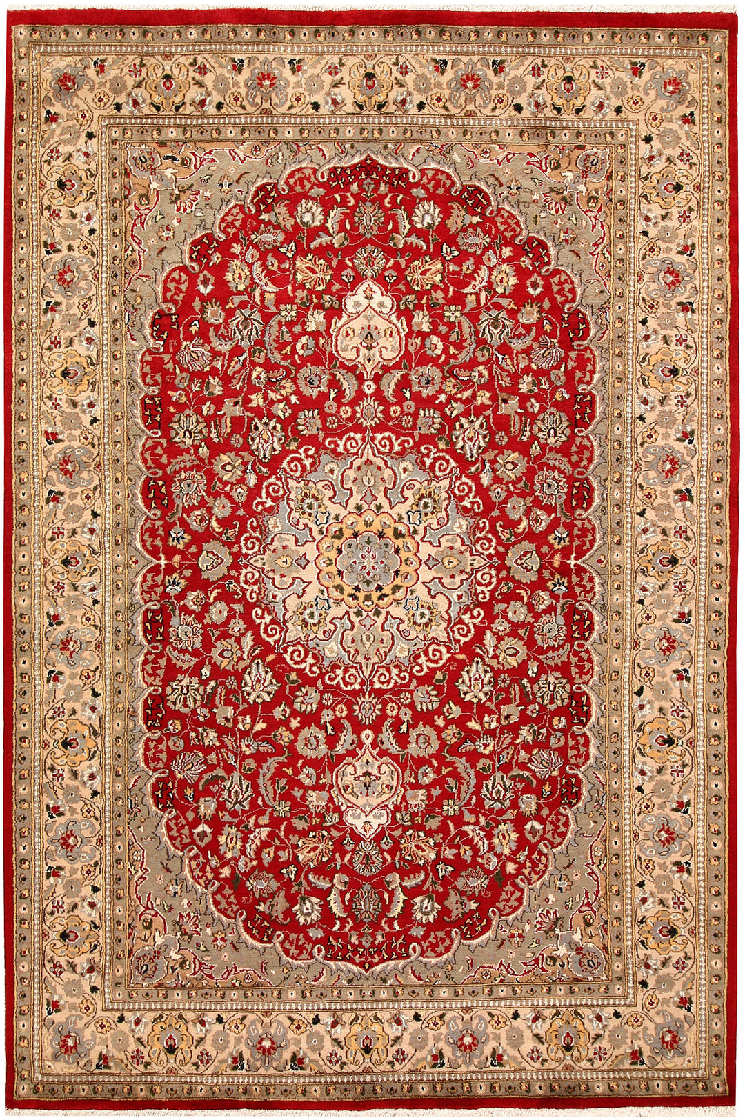 Firebrick Isfahan 5' 6 x 8' 2 - No. 68341 - ALRUG Rug Store