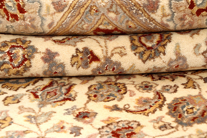 Blanched Almond Kirman 5' 5 x 8' 4 - No. 68343 - ALRUG Rug Store