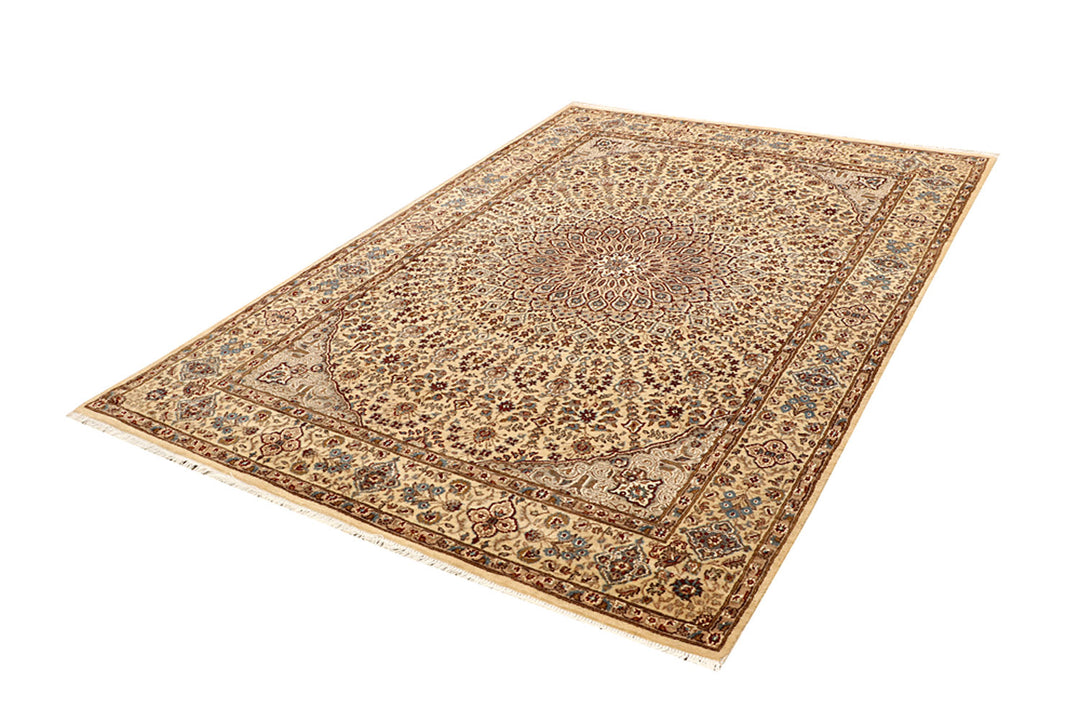 Blanched Almond Gombud 5' 7 x 8' 3 - No. 68347 - ALRUG Rug Store