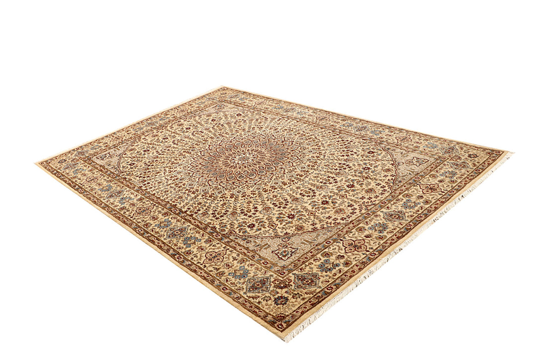 Blanched Almond Gombud 5'  7" x 8'  3" - No. QA75734