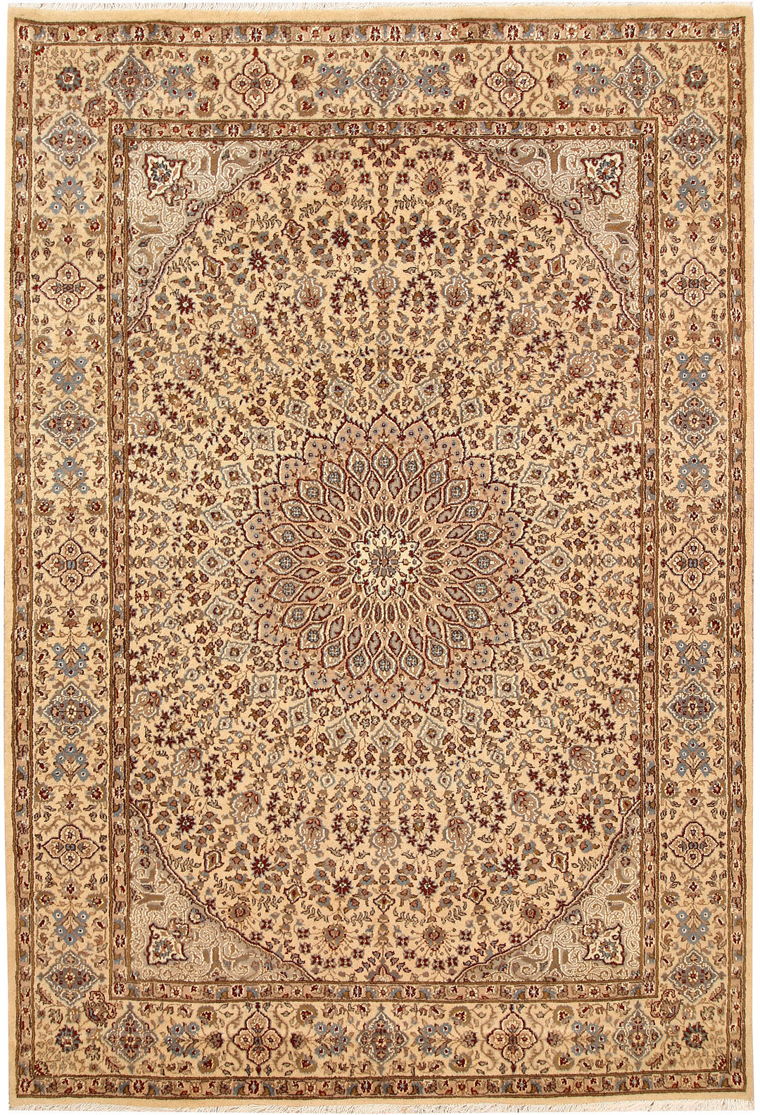 Blanched Almond Gombud 5' 7 x 8' 3 - No. 68347 - ALRUG Rug Store