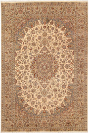Blanched Almond Isfahan 5' 7 x 8' 4 - No. 68348 - ALRUG Rug Store