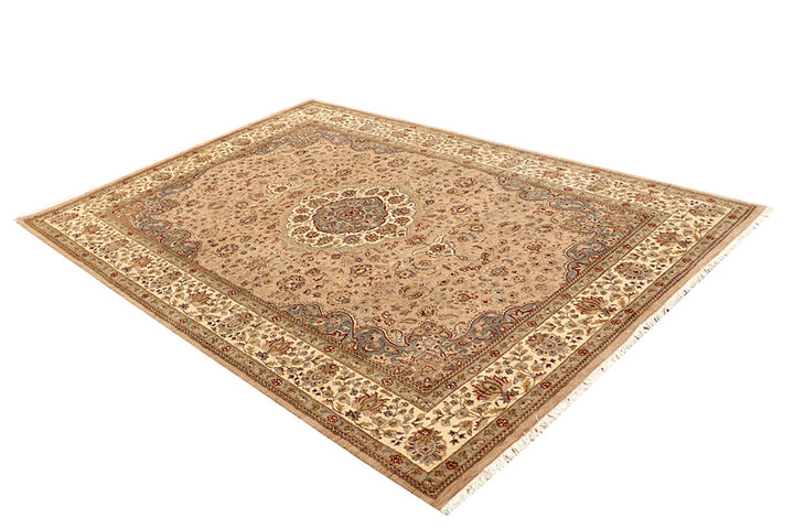 Burlywood Kashan 5' 7 x 8' 4 - No. 68352 - ALRUG Rug Store