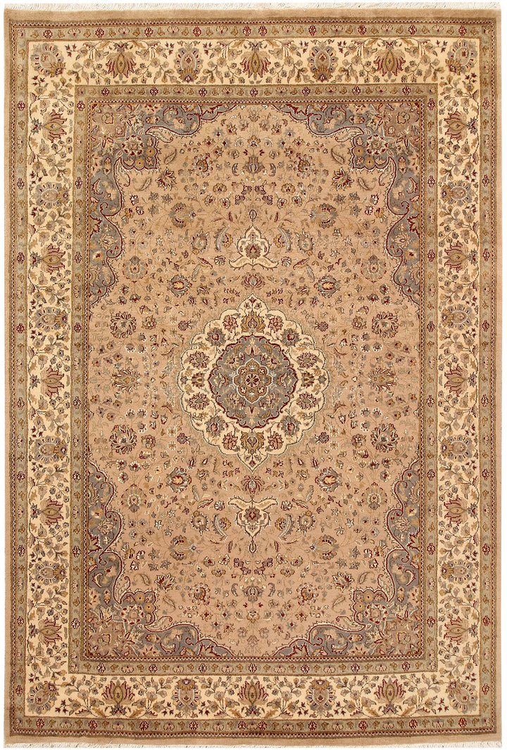 Burlywood Kashan 5'  7" x 8'  4" - No. QA16351