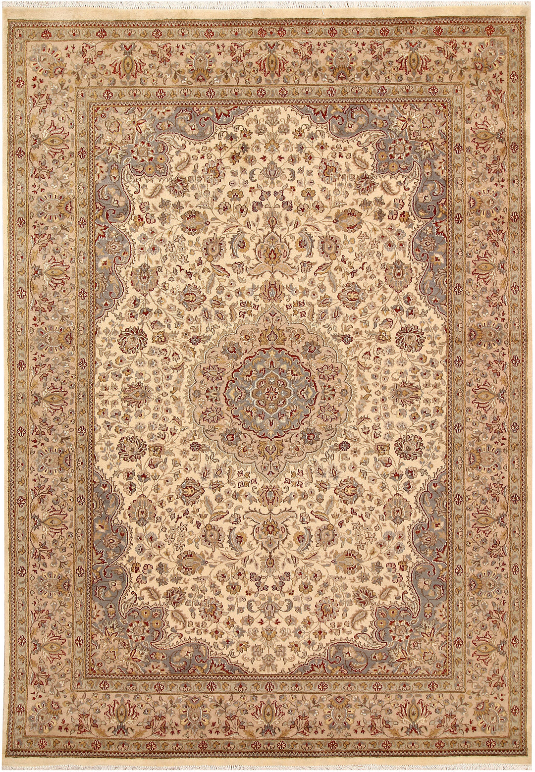 Bisque Isfahan 5' 8 x 8' 3 - No. 68354 - ALRUG Rug Store