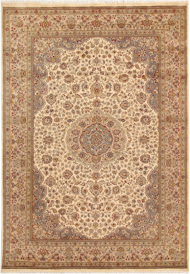 Bisque Isfahan 5' 8 x 8' 3 - No. 68354 - ALRUG Rug Store
