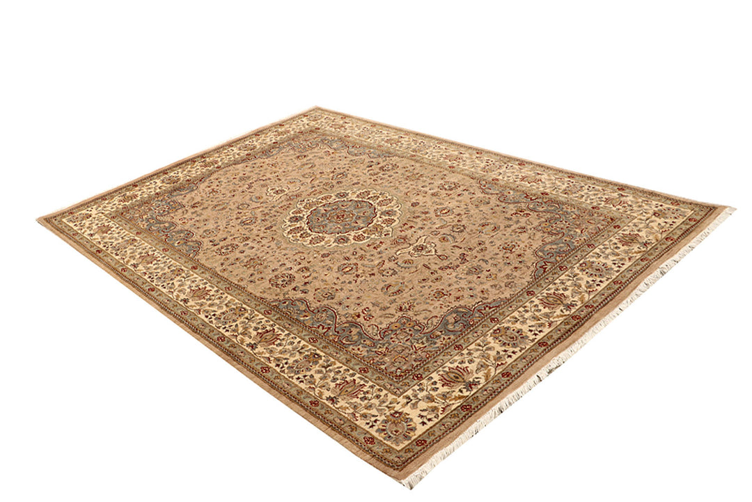 Tan Kashan 5'  8" x 8'  4" - No. QA69946